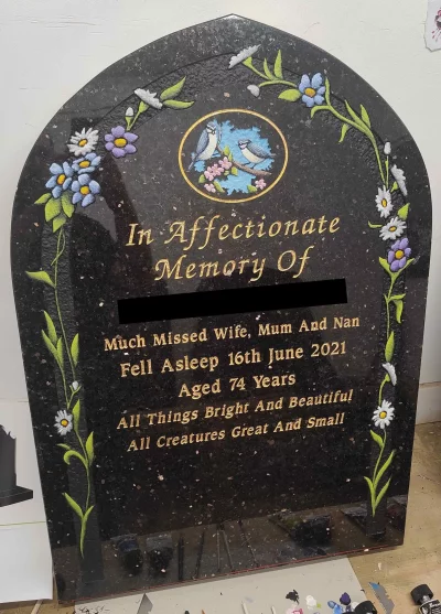 How much is a headstone